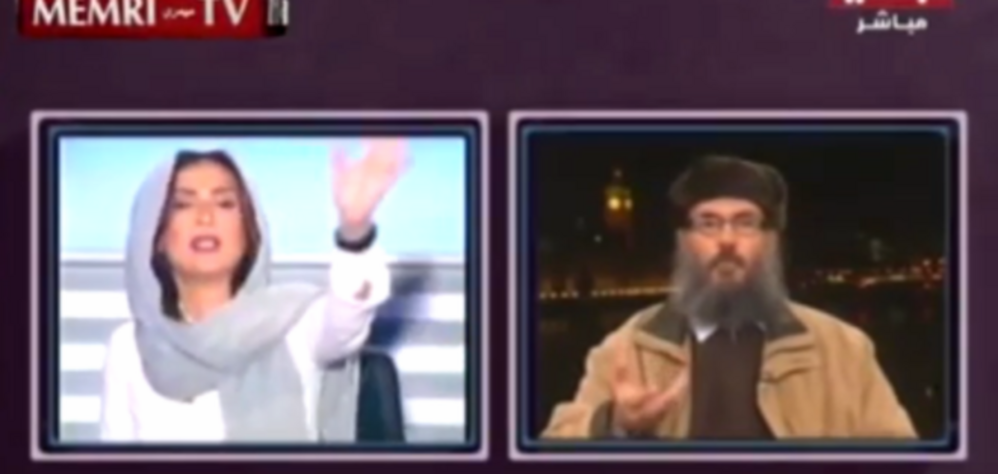 Диктор ливанского ТВ в прямом эфире поставила на место хама-исламиста: видеофакт