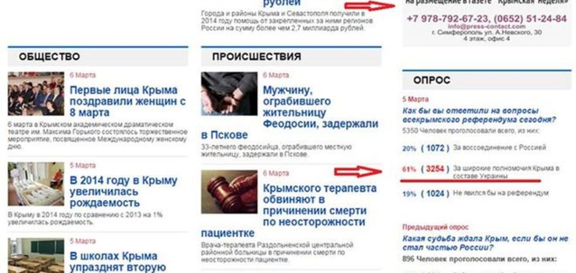 Добрые вести из Крыма: шах и мат тебе, Путин