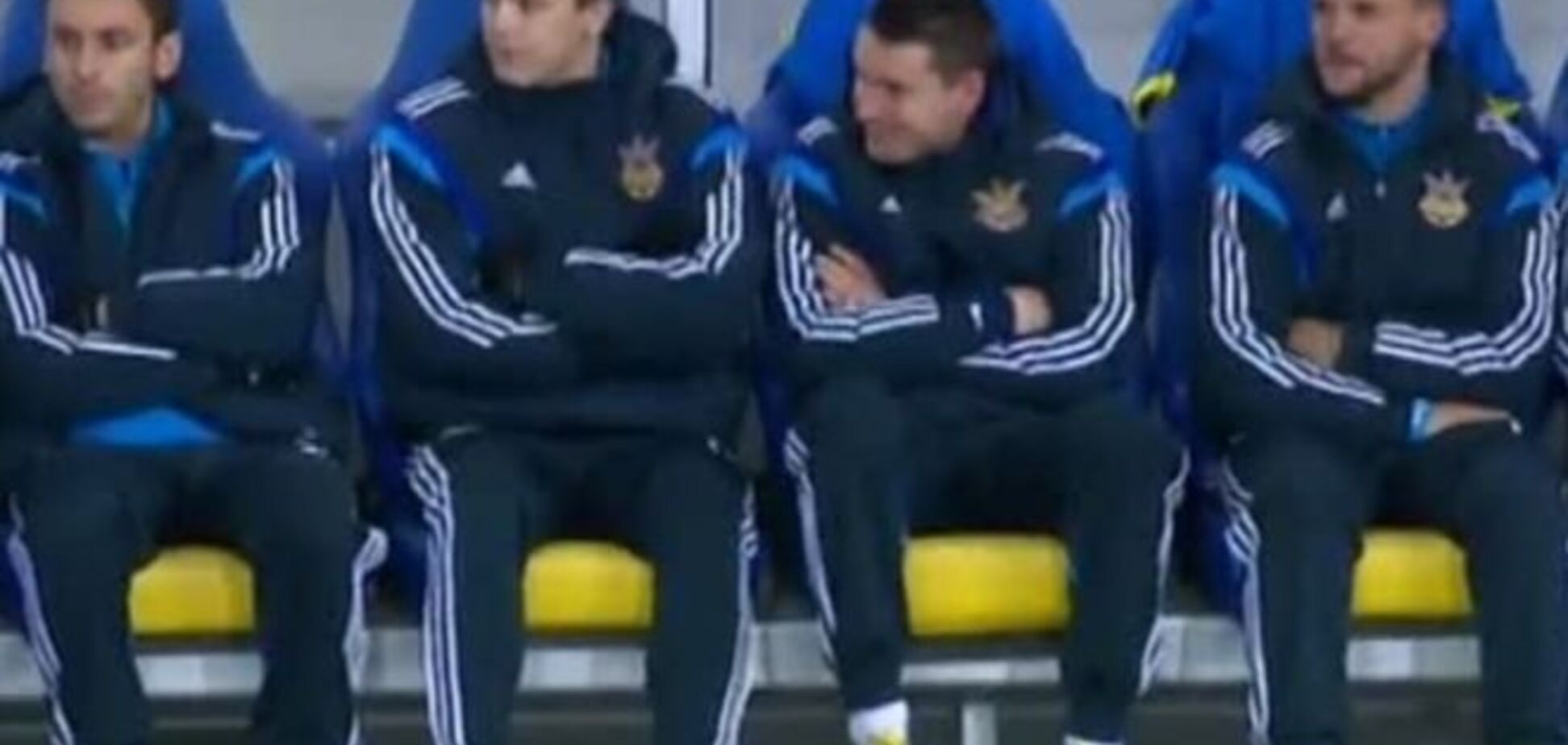 Футболисты сборной Украины: хто не скаче, той москаль! Забавное видео