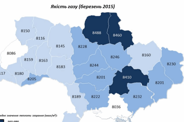 Украинцам показали, какой газ подавался в их квартиры в марте. Инфографика