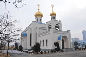 Православный храм в районе Чонбэк г. Пхеньяна
