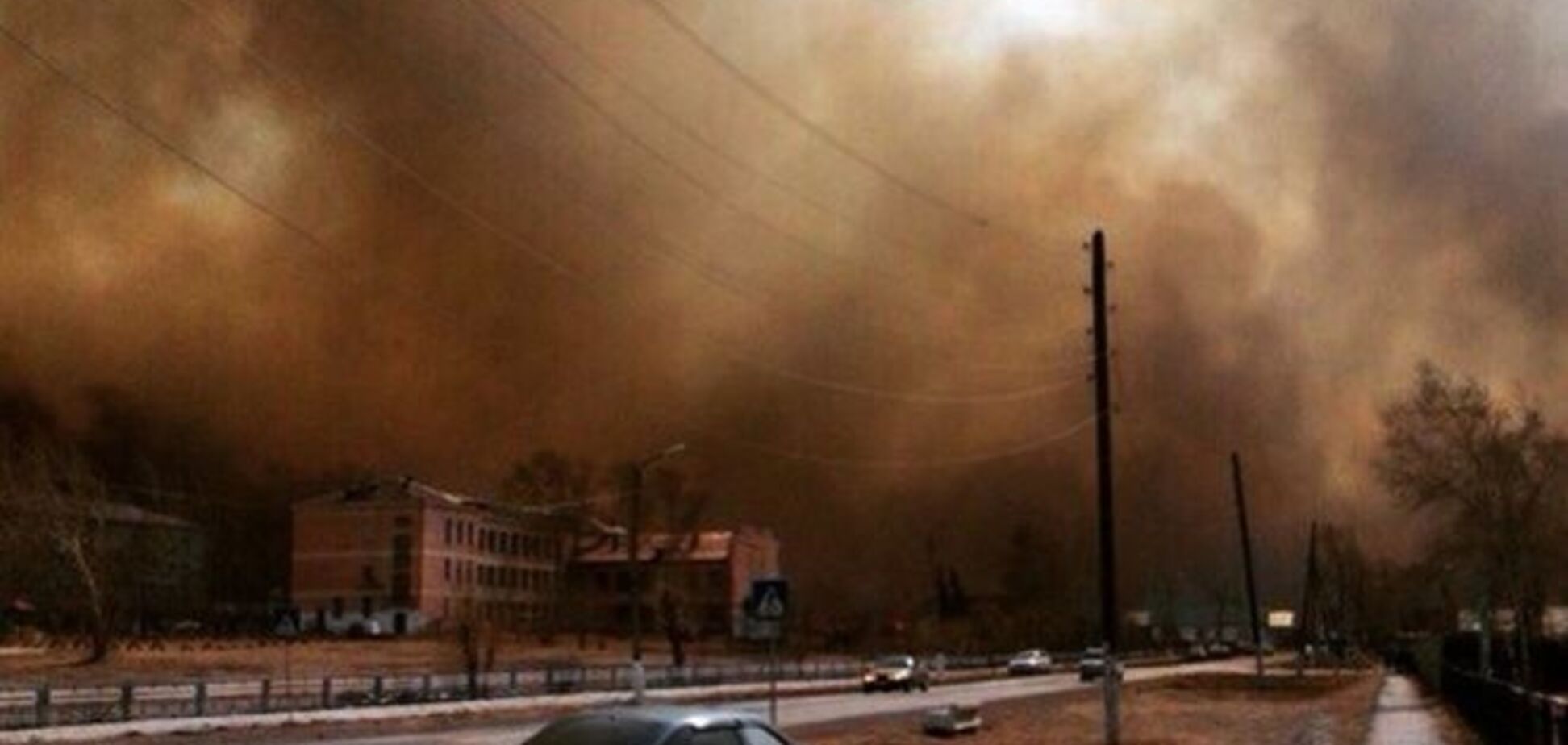 В России от стихийных пожаров сгорел целый город: видеофакт