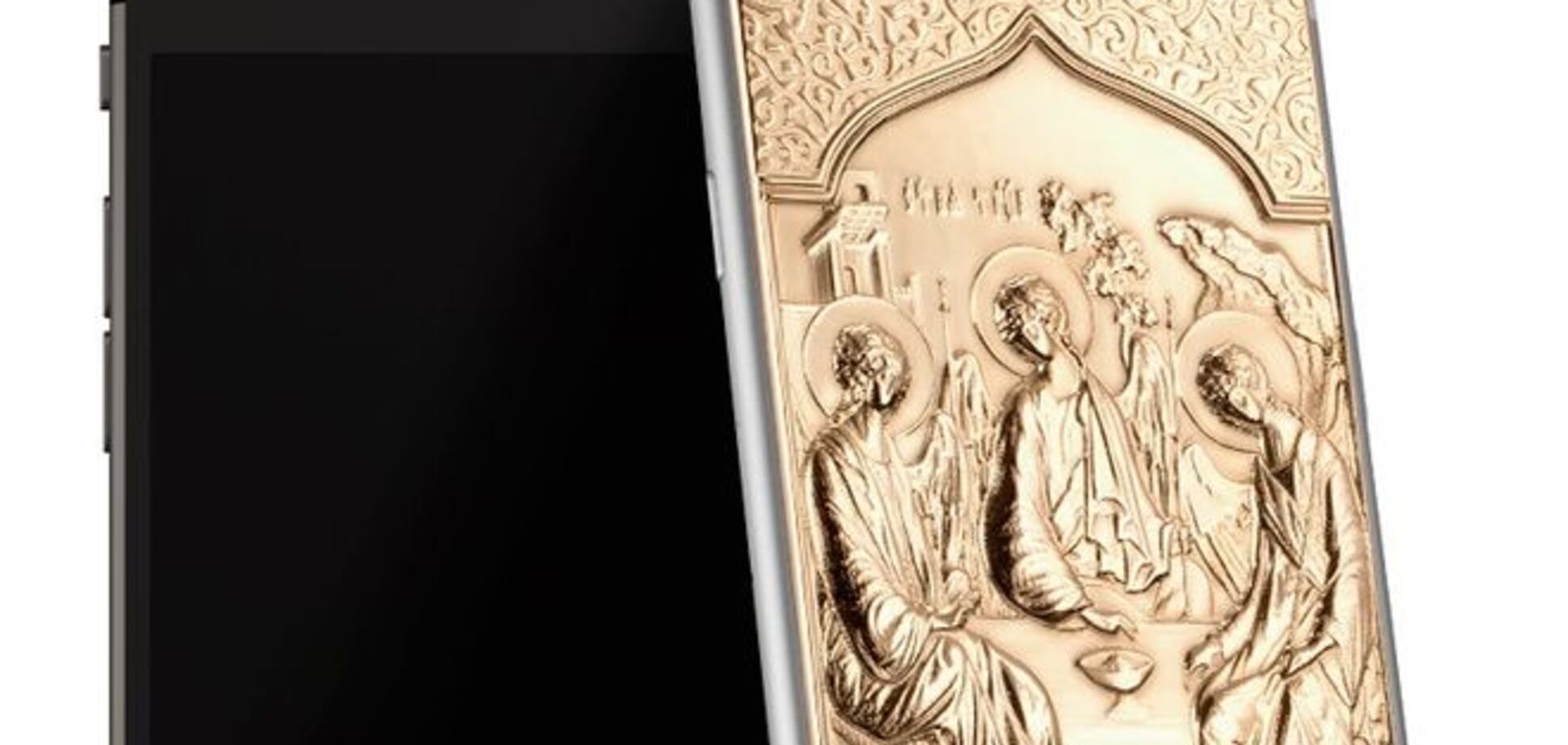 Торжество 'духовных скреп': в России появился iPhone с иконой