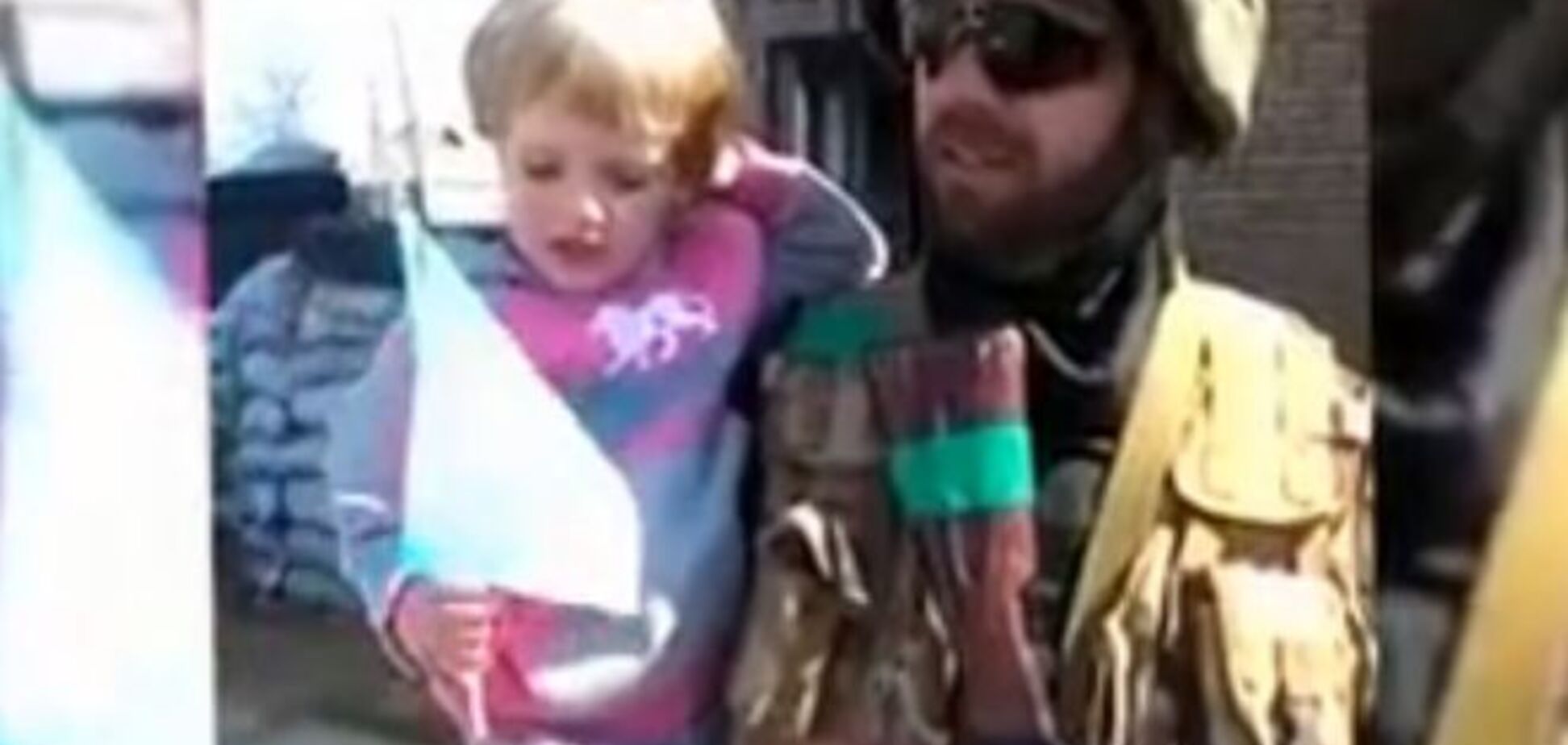 'Повертайся живим': маленькая девочка спела трогательную песню бойцам АТО