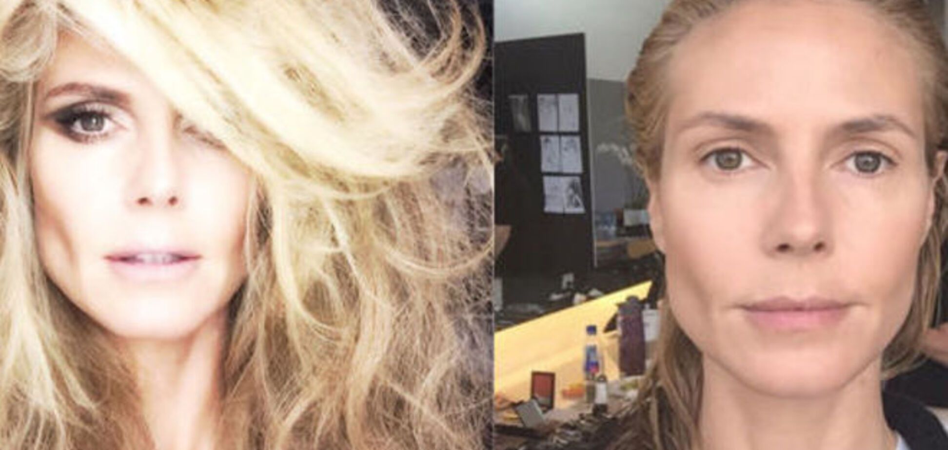 Хайди Клум шокировала фото без макияжа