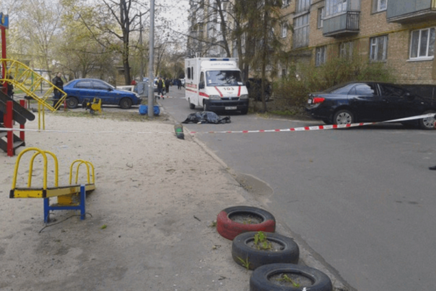 Появились фото с места убийства Бузины