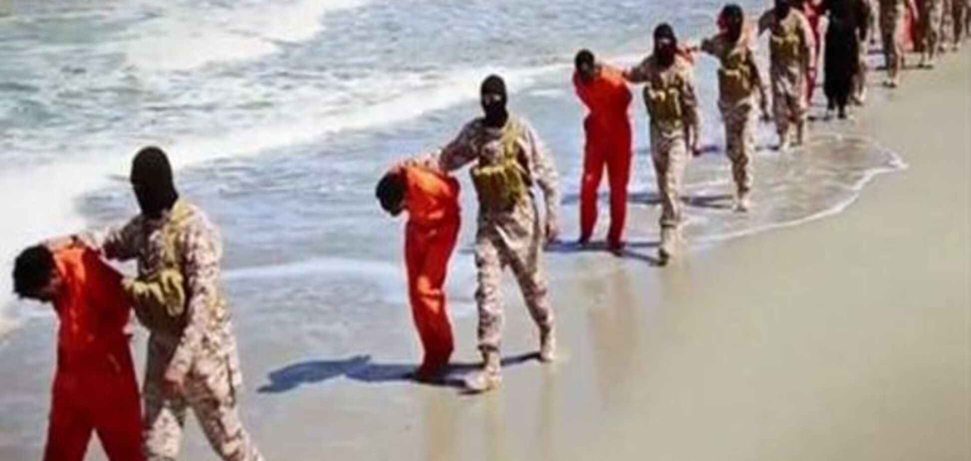 'Исламское государство' опубликовало видео убийства христиан в Ливии