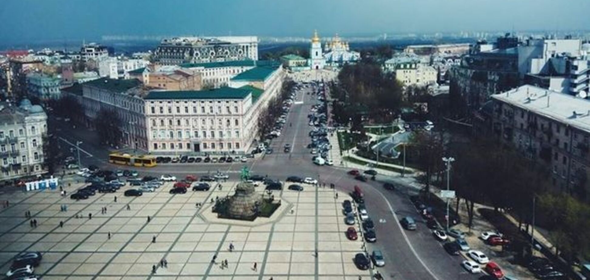 Что видно с колокольни Софии Киевской: опубликовано фото