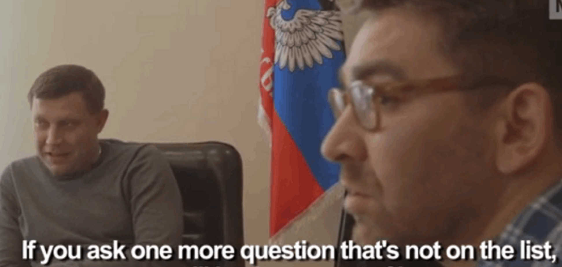 У Захарченко журналисту резко закрыли рот за вопрос об обгоревших бурятах: видеофакт