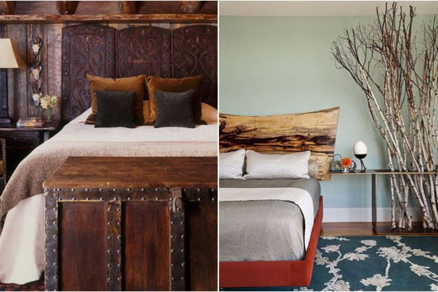 Деревянный декор: 25 идей для стильной и модной спальни
