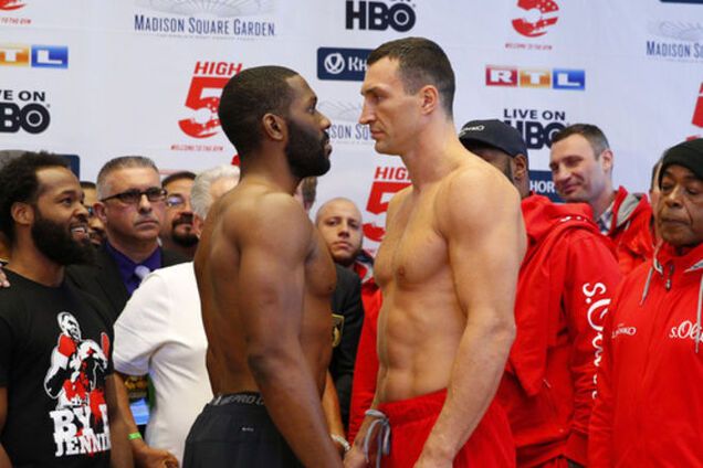 Кличко победил Дженнингса на взвешивании