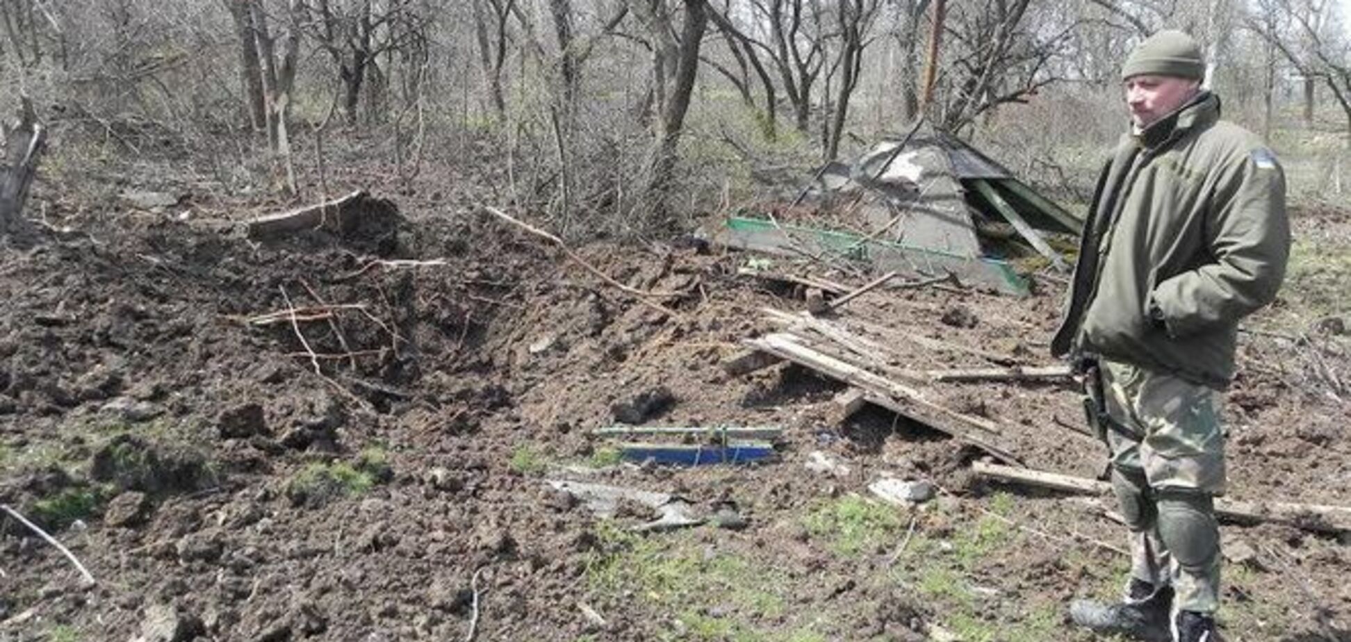 Бойцы АТО показали результаты обстрела террористами Широкино