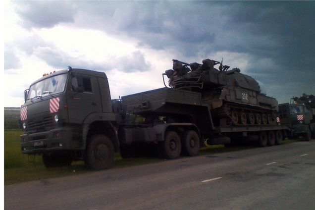 ВКонтакте выложен маршрут перевозки Бука, из которого сбили Boeing на Донбассе