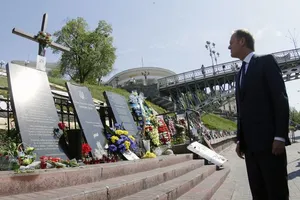 Дональд Туск на Майдане