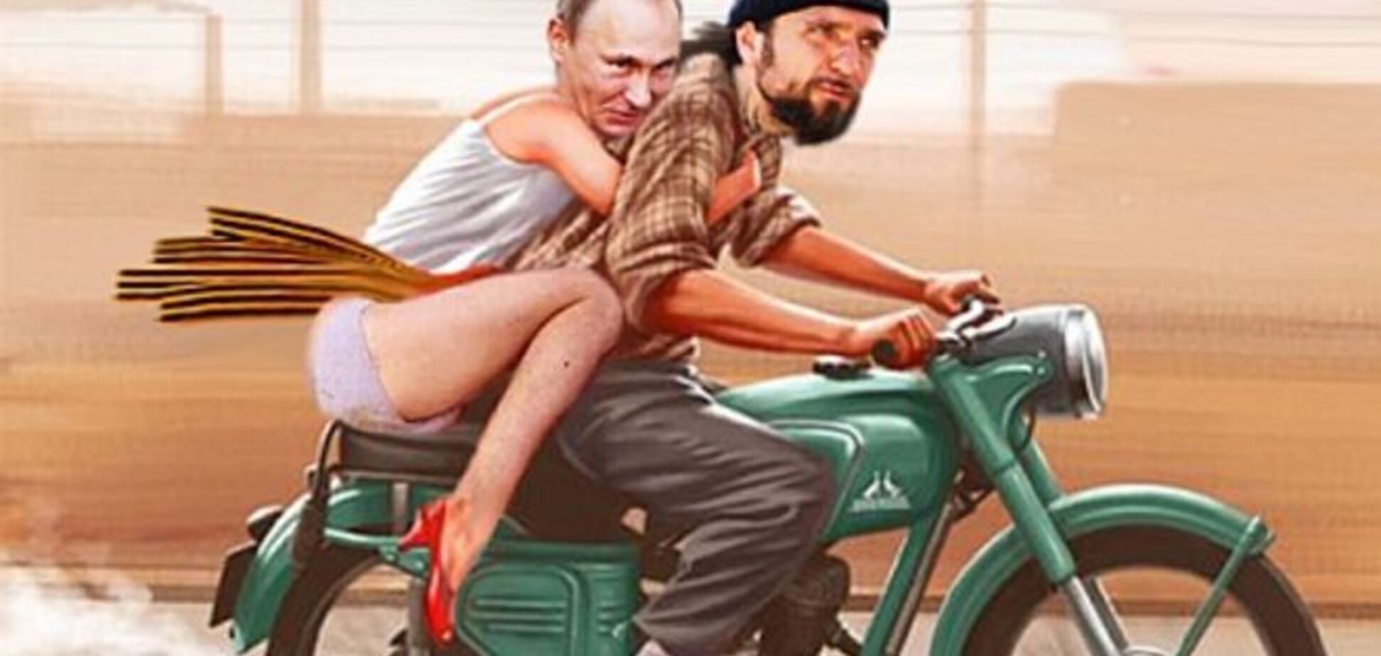 Путинских байкеров затроллили в соцсетях: на границе у 'волков' обыскивали носки и косметички