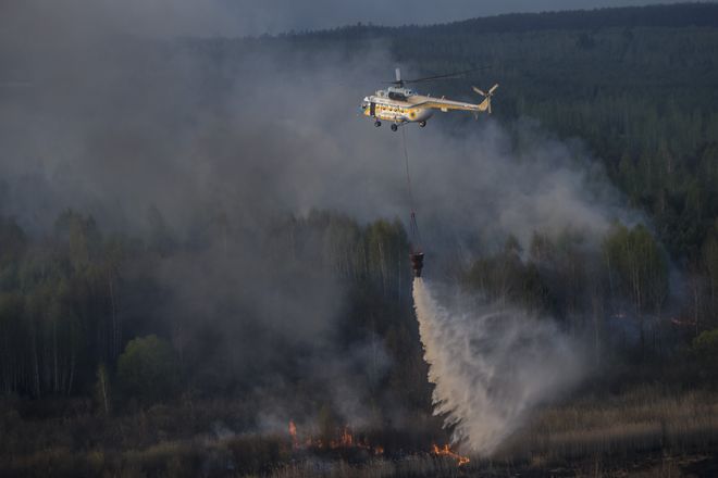 Пожар у ЧАЭС остановили в 5 км от могильников отходов - Аваков