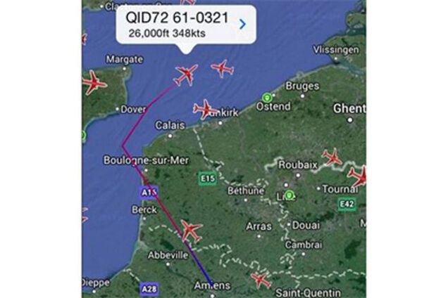 Самолет ВВС США исчез над Ла-Маншем и внезапно оказался в Британии