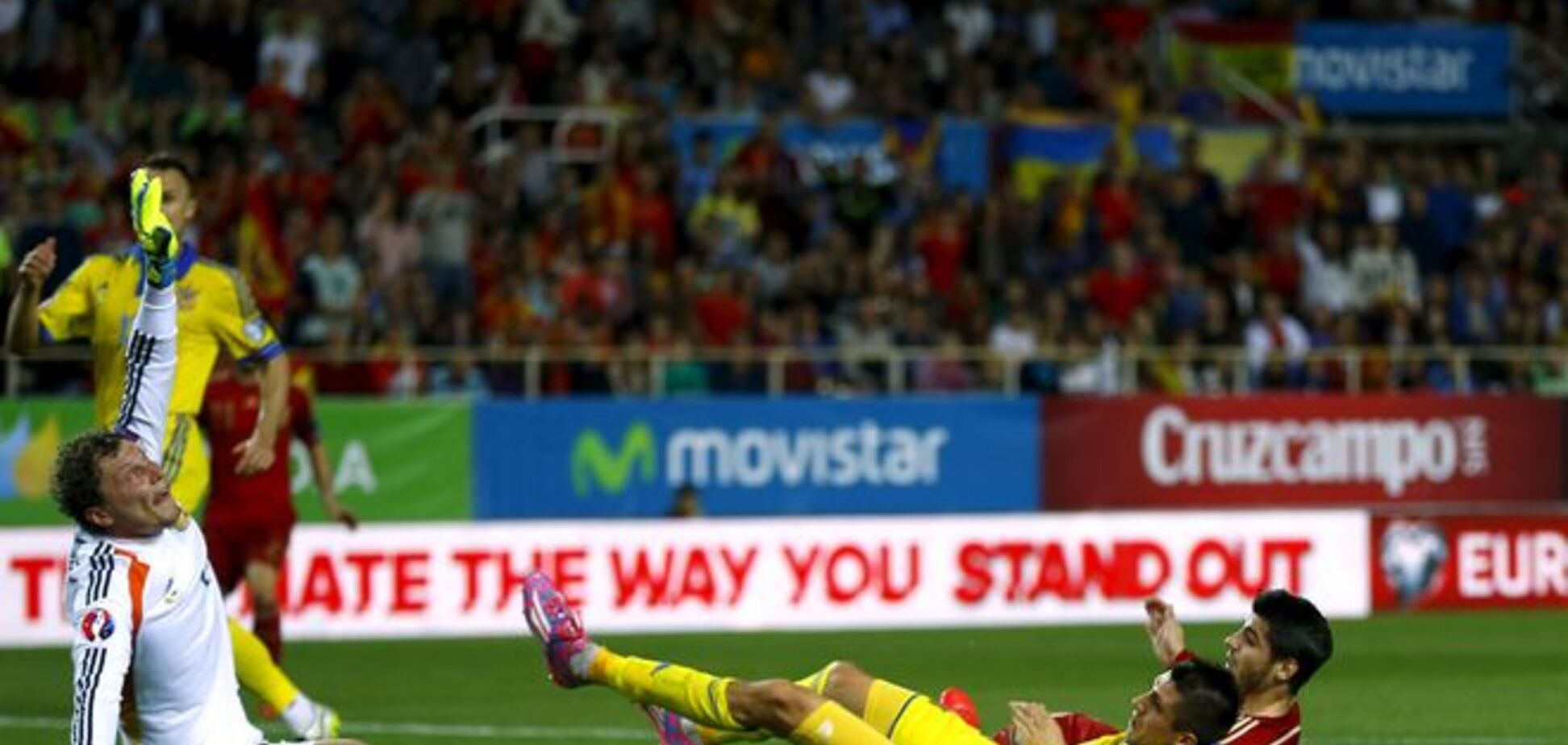 Украина серьезно упала в рейтинге УЕФА