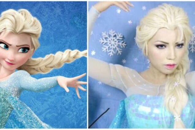 Девушка примерила образы 15 диснеевских принцесс с помощью макияжа