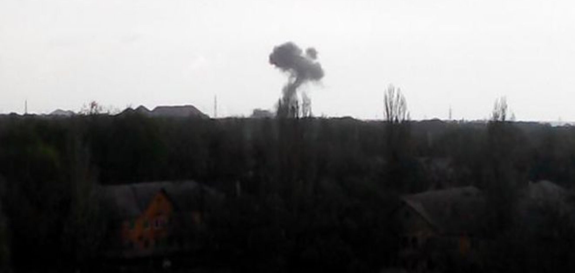 В Донецке взорвалась база террористов с тяжелой артиллерией