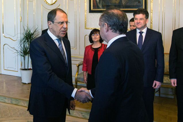 Президент Словакии - Лаврову: мы помним Вторую мировую, но мы помним и Крым