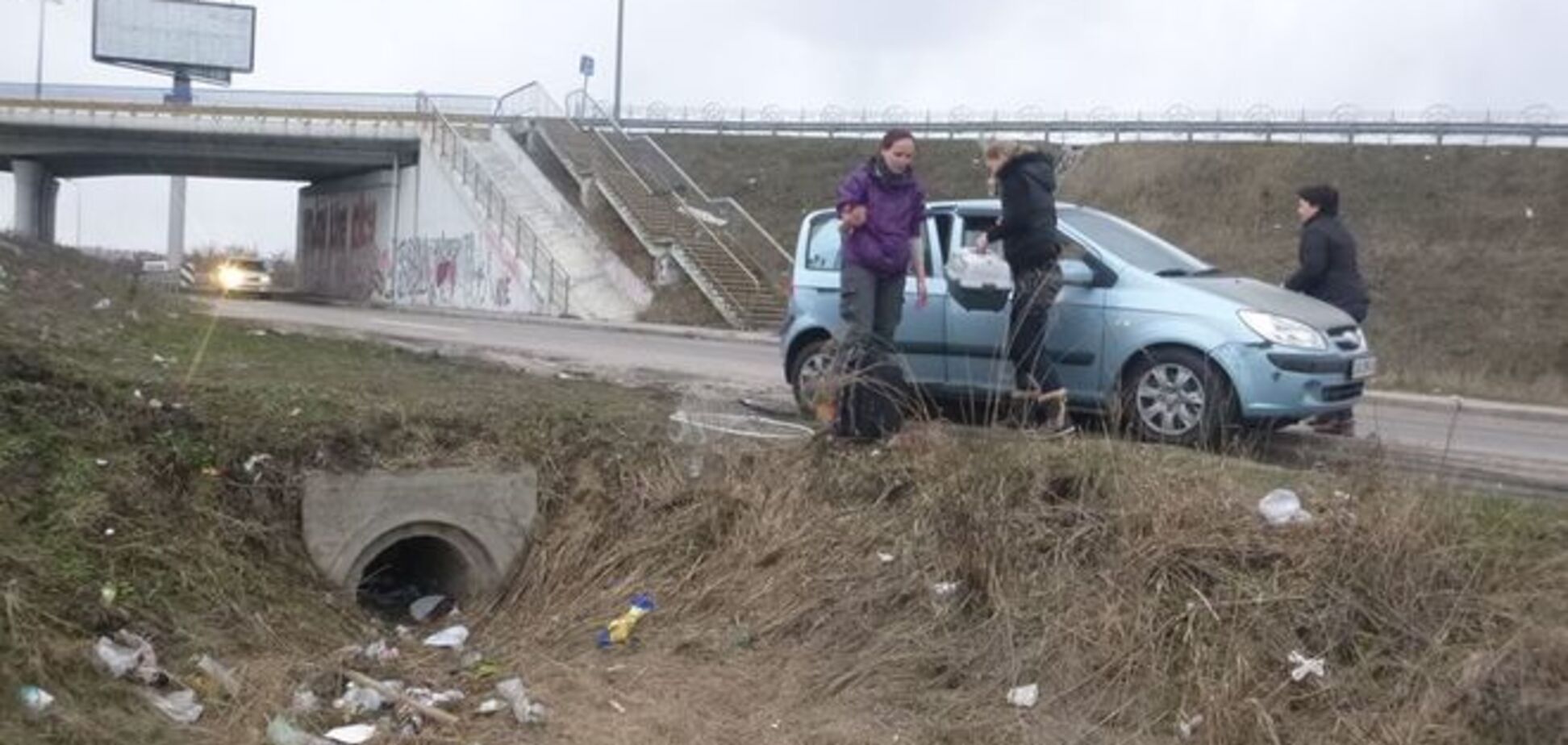На Киевщине спасатели вытащили пса-водолаза из водосточной трубы: фото с места событий