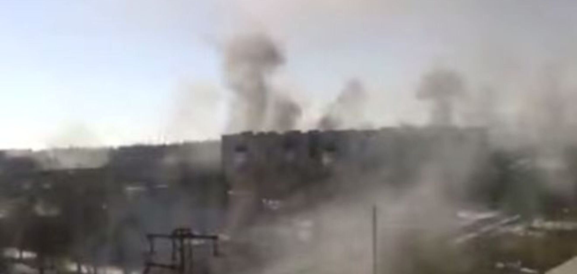 Опубликовано видео сильнейших артобстрелов Дебальцево, снятое корректировщиком