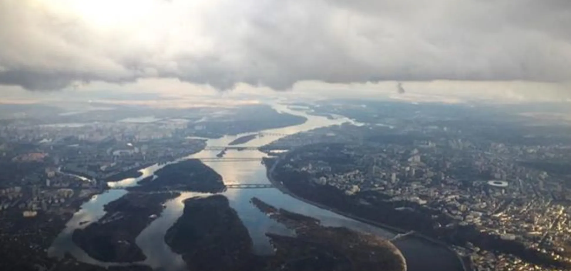 Апрельский Киев с высоты птичьего полета: опубликовано фото