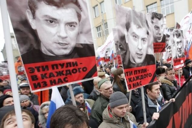В Москве устроили 'Минуту НЕмолчания' в память о Немцове