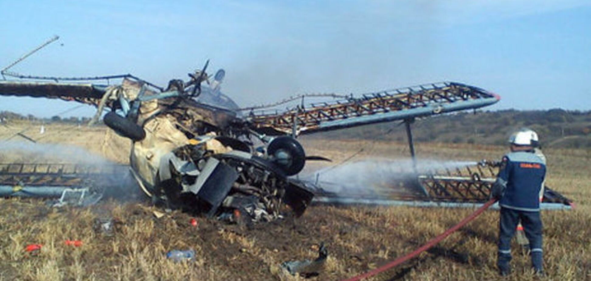 В Ростовской области потерпел крушение самолет Ан-2