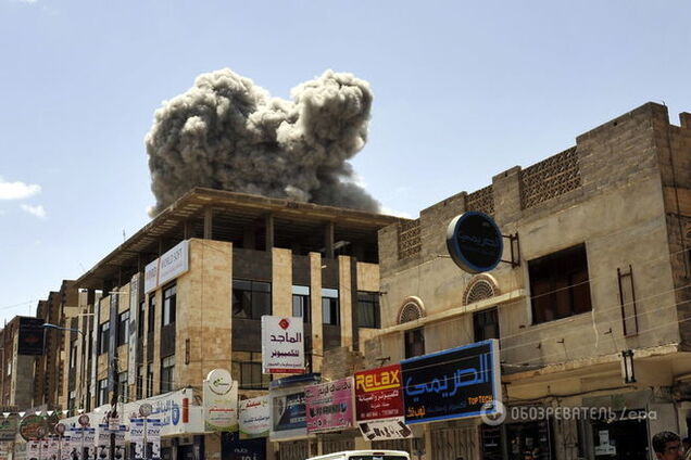 Арабская коалиция разбомбила президентский дворец в Йемене