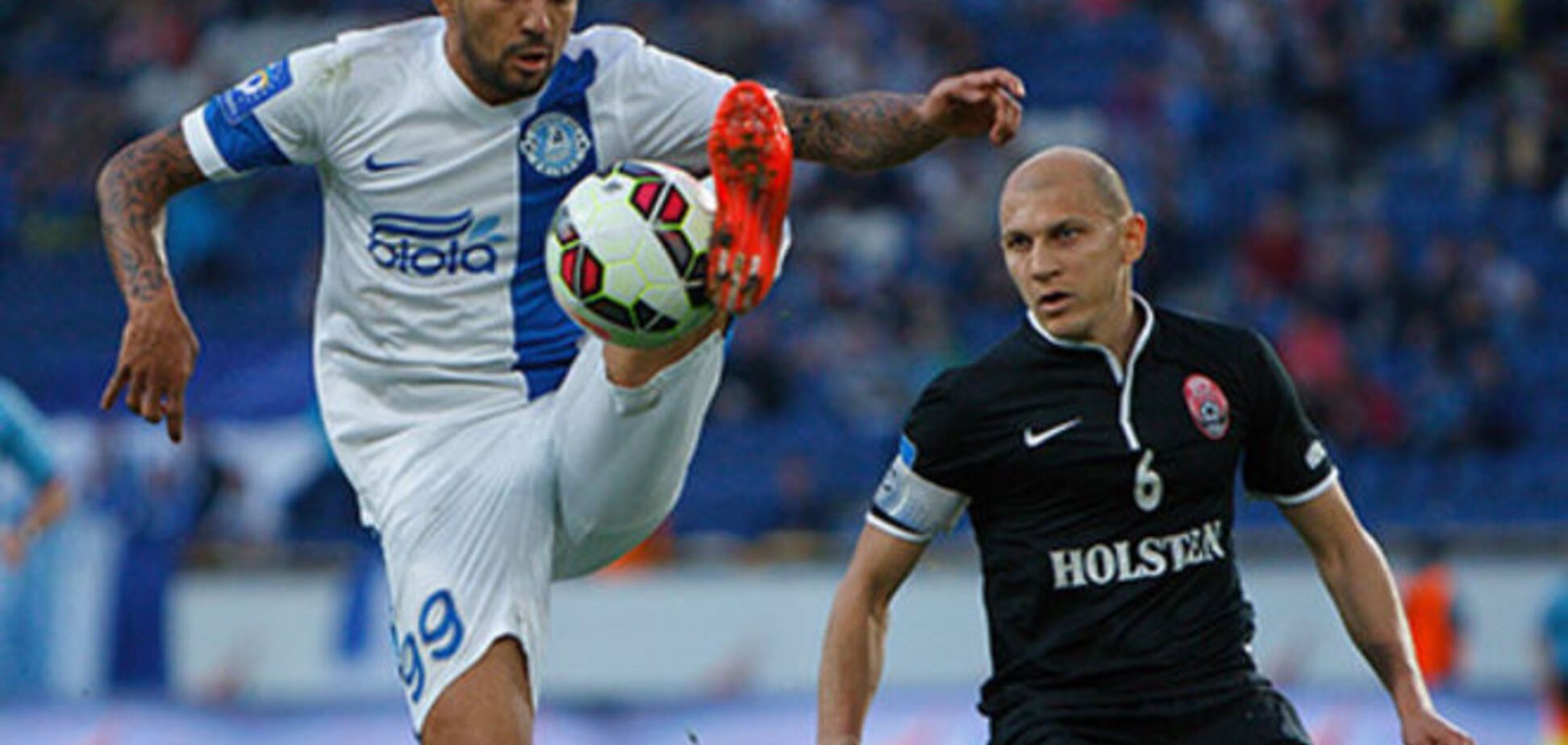 Днепр – Заря – 0-2: видео обзор матча