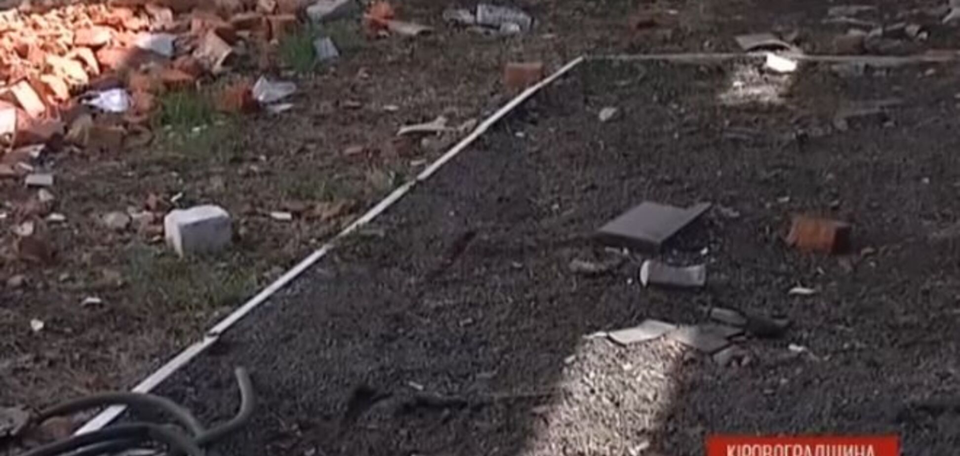 В Кировоградской области устроили стройку на братской могиле. Видеофакт