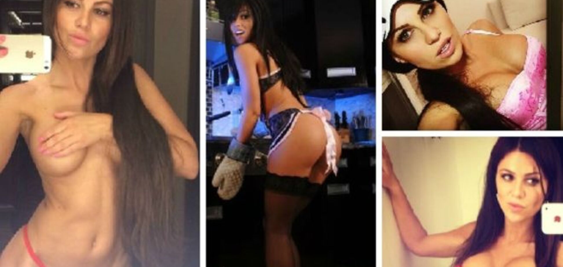 Сексуальная подруга футболиста обольщает аппетитными формами