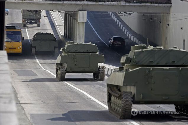 Жители Донбасса сдают силам АТО позиции техники террористов