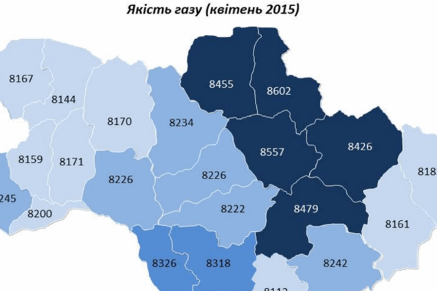 Какой газ подавался в квартиры украинцев в апреле. Инфографика