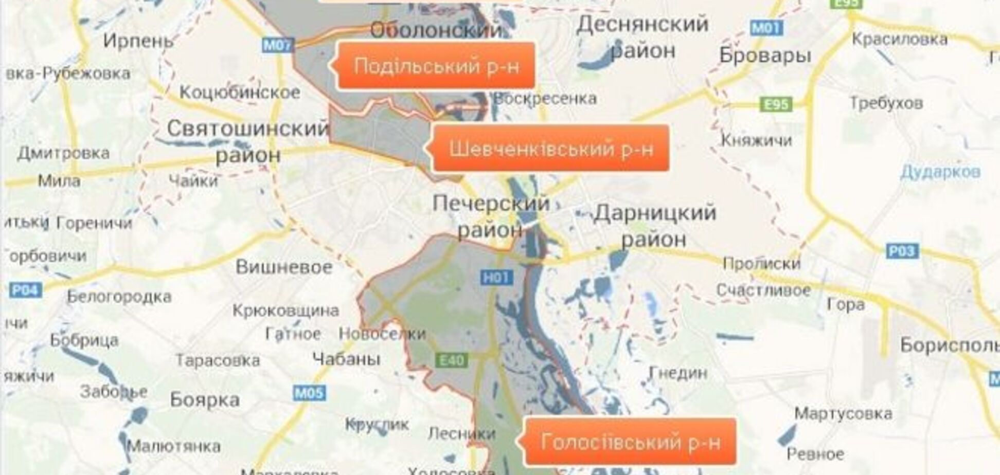 В Киеве создали карту отключений горячей воды