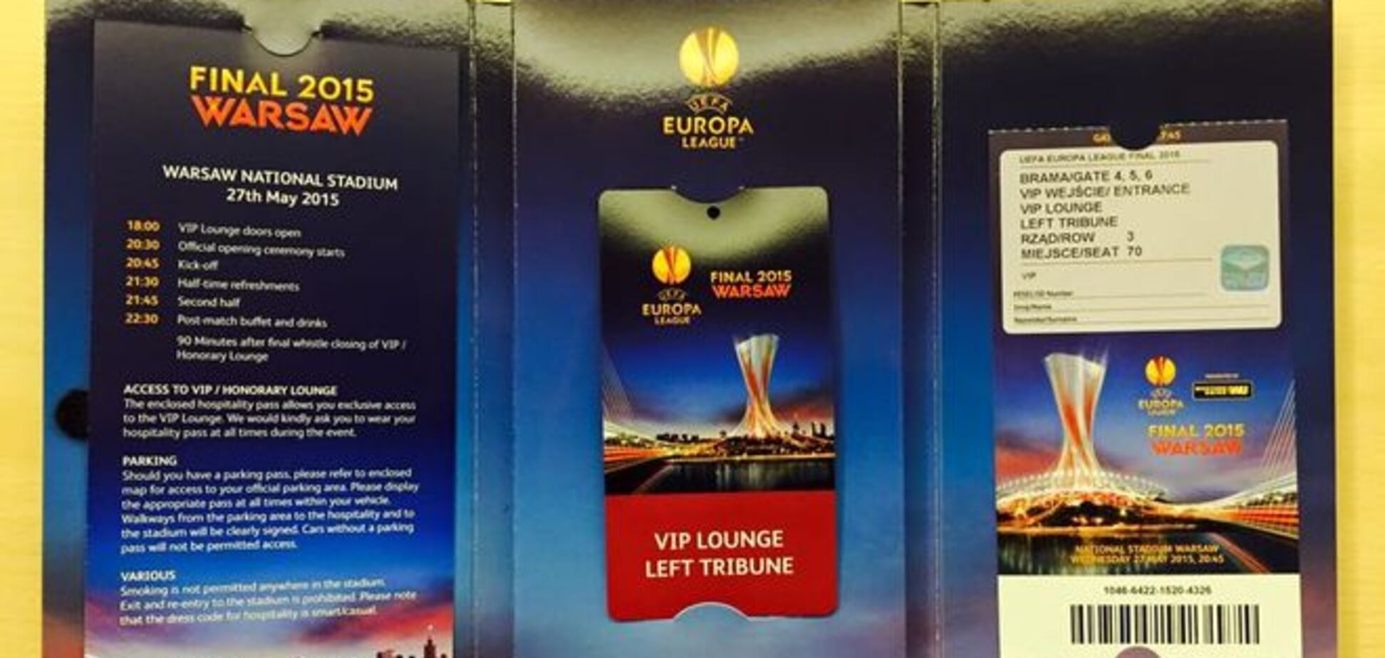 УЕФА удивил стоимостью билетов на матч 'Днепра' в финале Лиги Европы