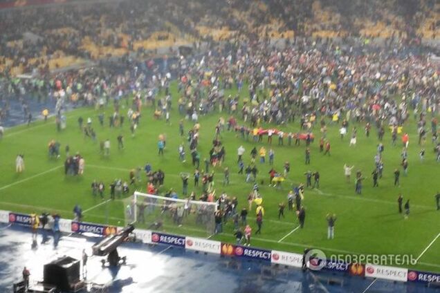 Российские СМИ придумали очередной фейк: фанаты 'Днепра' разгромили 'Олимпийский'