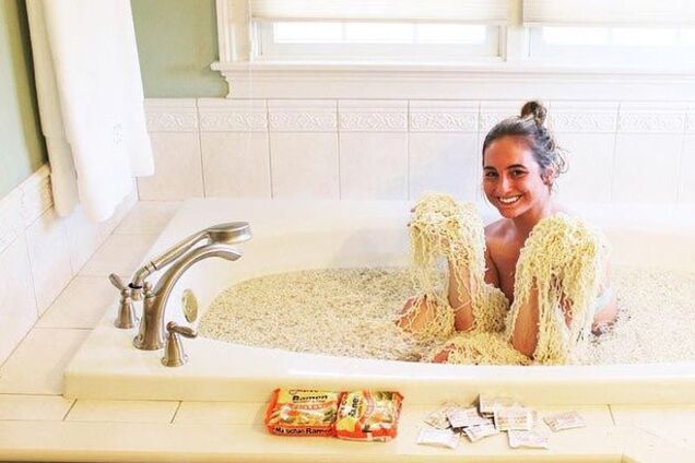 Популярная спа-процедура Японии: лапшичные ванны