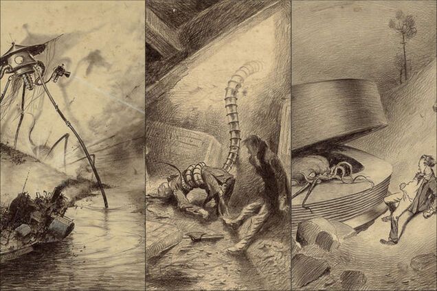 Марс атакует: таким бразильский художник увидел вторжение на Землю в 1906 году