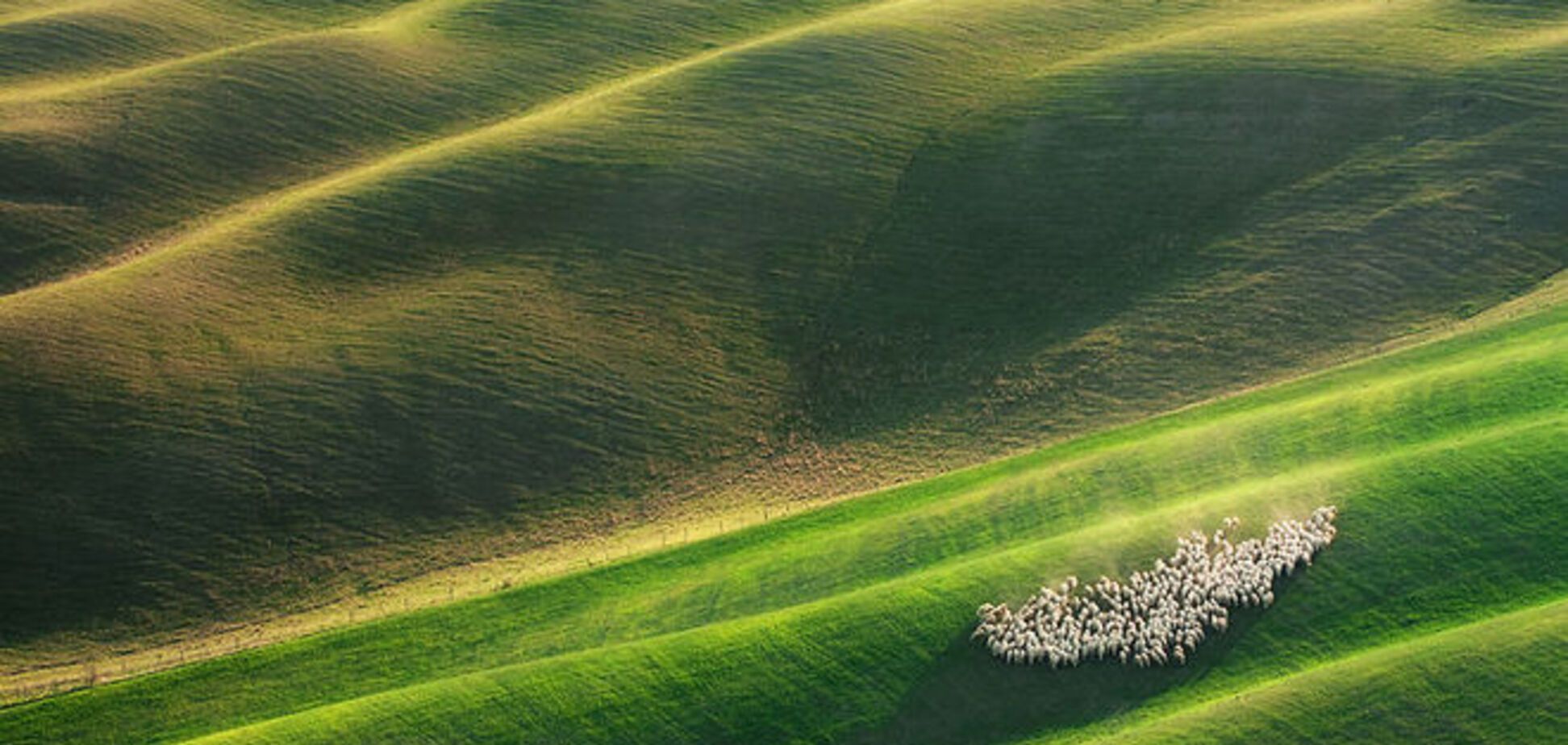Живописные поля Италии, расписанные самой природой