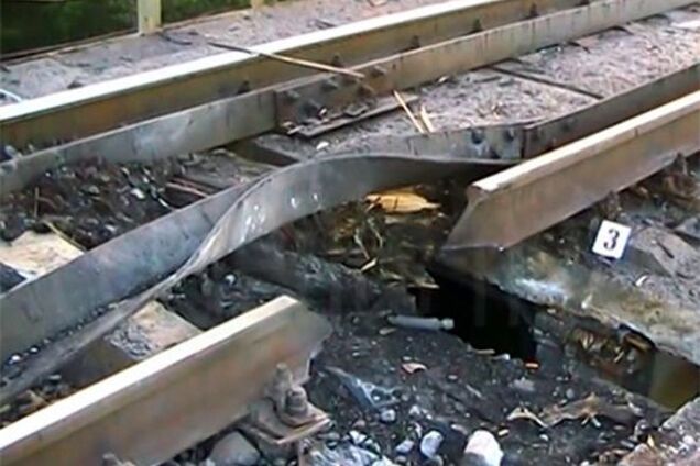 На Луганщине диверсанты подорвали железную дорогу