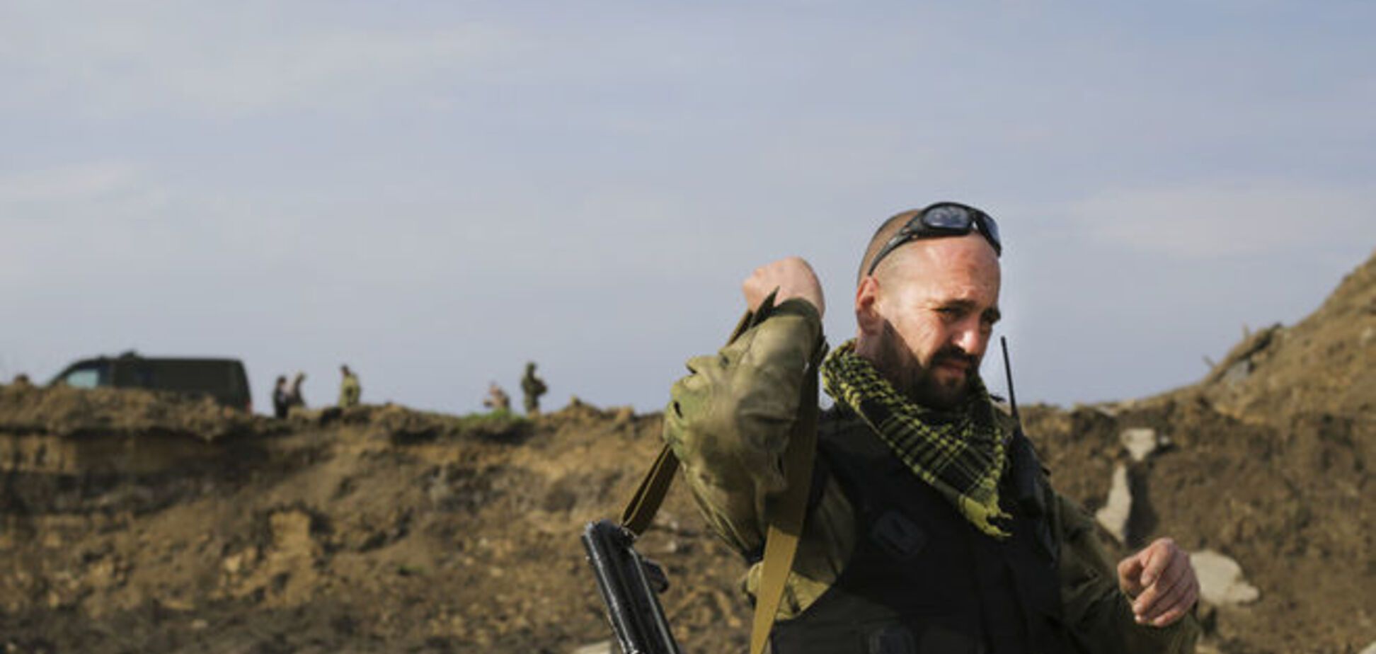 Украинские воины вступили в бой с террористами в Новомихайловке