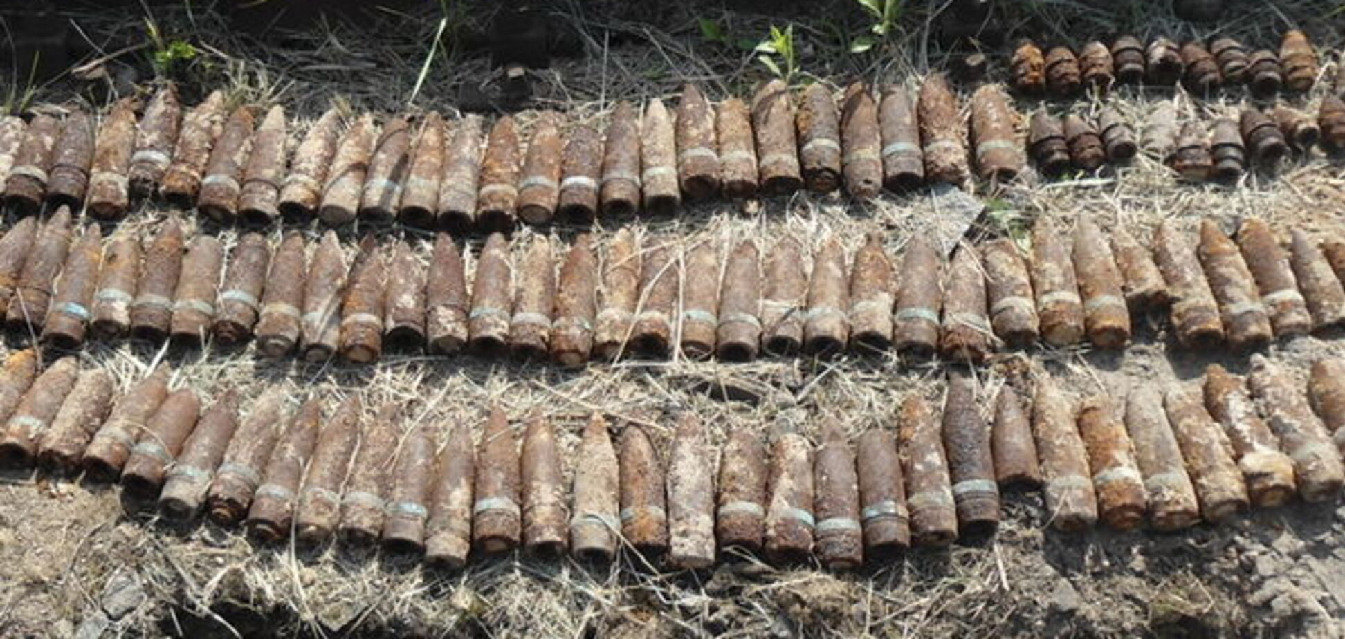 В Киеве случайно раскопали более 200 снарядов 