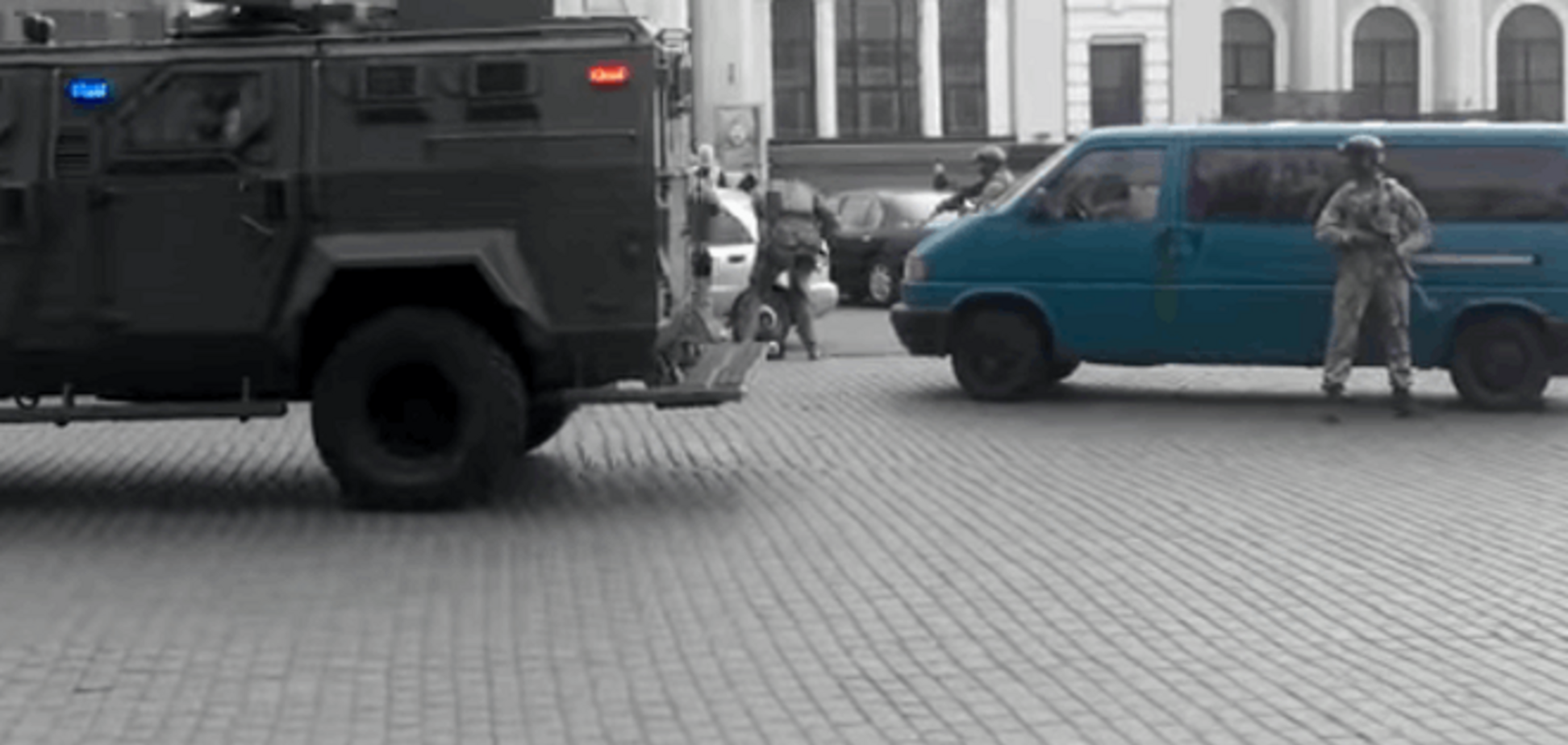 В сети появилось видео задержания 'Альфой' сепаратистов в Одессе