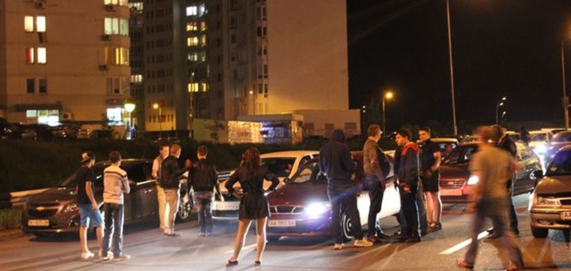 В Киеве дрифтер на 'БМВ' устроил переполох на проспекте