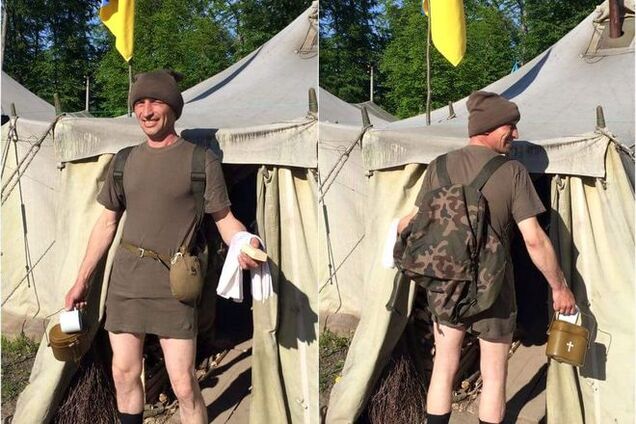 Гол как сокол. В сети показали 'обеспеченного всем' бойца ВСУ