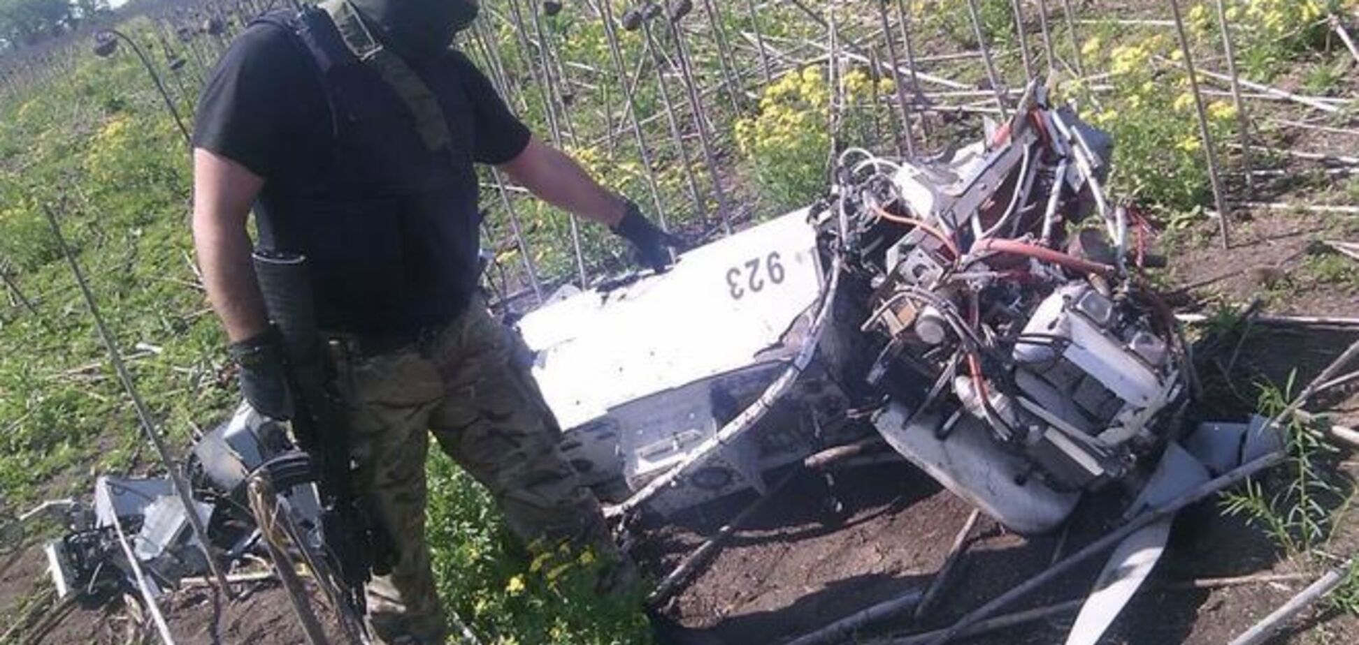 Бойцы 'Днепр-1' сбили российский Форпост: опубликованы фото