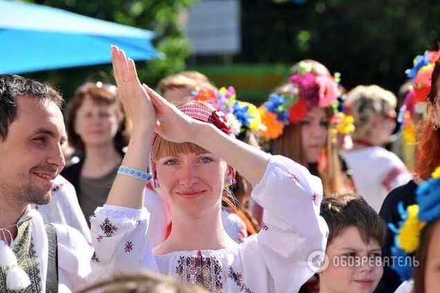 Как Украина отметила День вышиванки: фоторепортаж